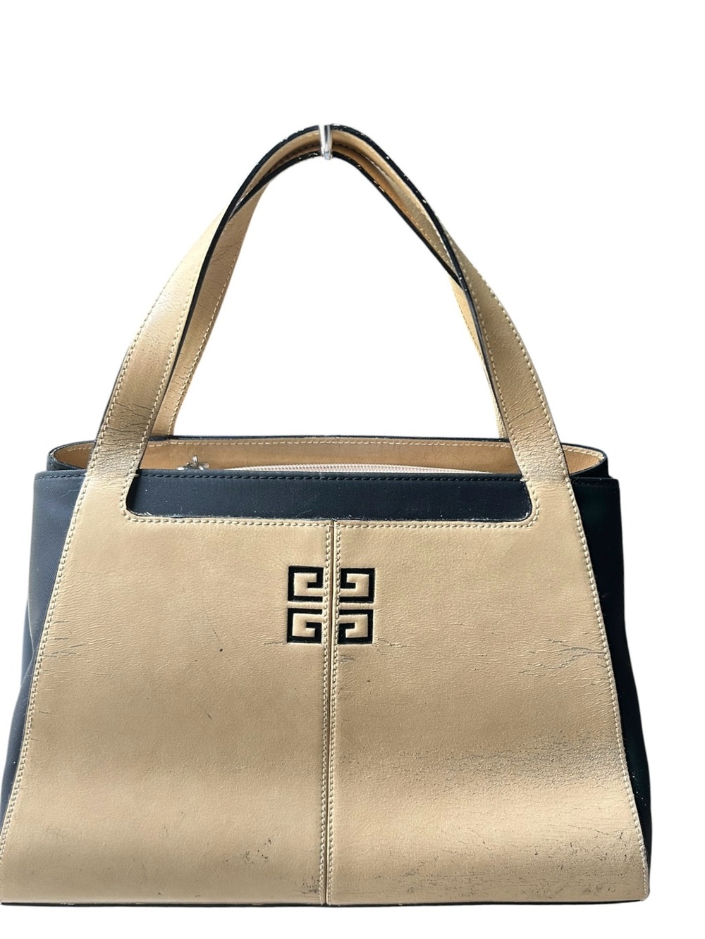 Vintage Givenchy 4G Logo Two-Tone Handbag - Restoration Project / AS-IS
